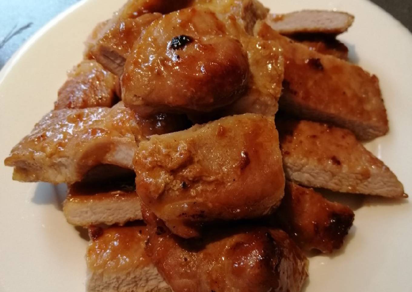 Roast pork chops