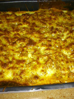 Una foto de Pastel de carne con verduras y bechamel de queso