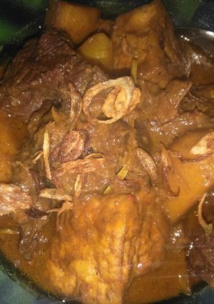 Foto resep Semur Daging kentang tahu