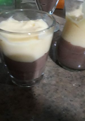 Una foto de Postre dos sabores🌹