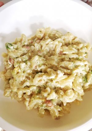 Foto resep Makaroni Brokoli Cream (Menu Mpasi 12+)