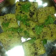Rava Dhokla A picture of Rava Dhokla.