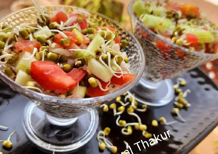 Steps to Prepare Sprout Salad in 12 Minutes for Beginners