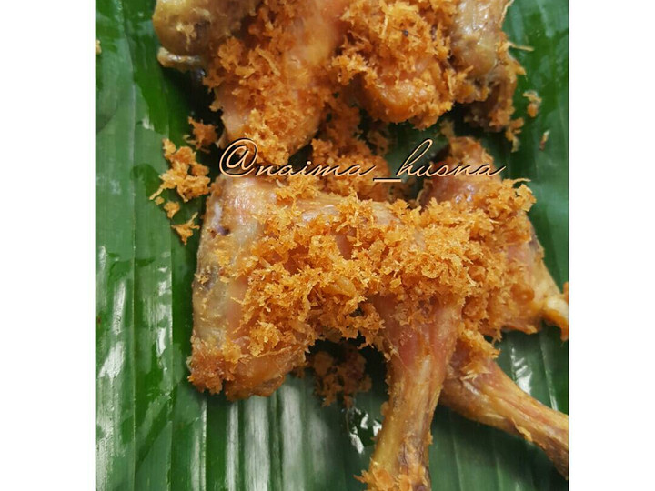 Resep Ayam goreng serundeng kelapa / ayam goreng bumbu poyah Anti Gagal