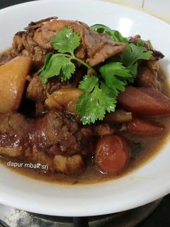 Foto resep Ayam ungkep minyak wijen