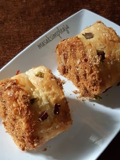 Foto resep Roti gulung abon/floss roll