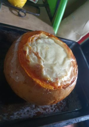 Una foto de Calabacín relleno