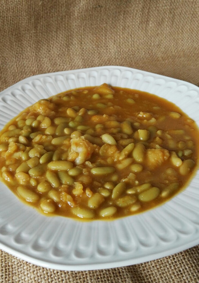 Una foto de Verdinas con bacalao