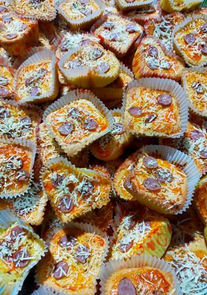 Foto resep Cake pizza sosis. 💜💜👍👍