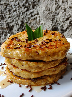 Foto resep Pancake Oat banana