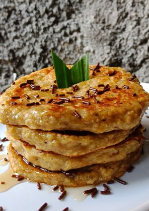 Foto resep Pancake Oat banana