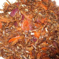 A picture of Wet Fried Omena.