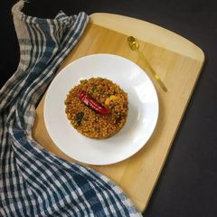 A picture of Sprouts Jowar Upma.