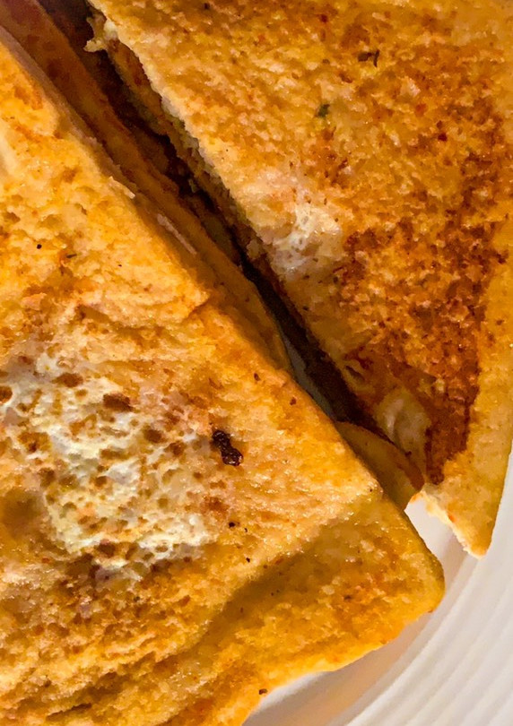 A picture of French Toast with a twist.