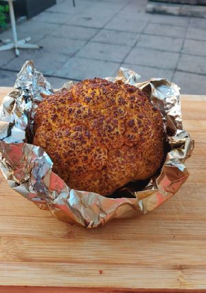 A picture of Smoked Cauliflower Head.