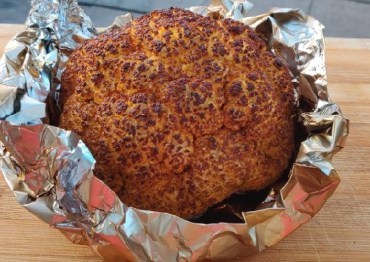 Recipe of Ultimate Smoked Cauliflower Head