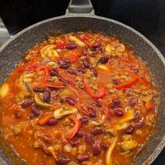 A picture of My vegetarian chilli.