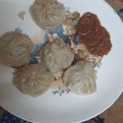 Chicken momos A picture of Chicken momos.