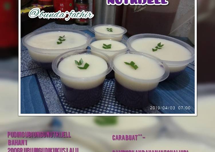 Puding Ubi ungu nutrijell