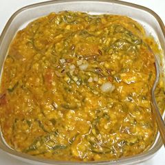 Palak Paneer Bhurji A picture of Palak Paneer Bhurji.