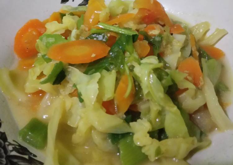 Tumis Bumbu Kuning Sayur Sop Racikan