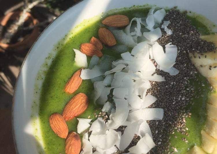 Resep Green Smoothie Bowl Anti Gagal