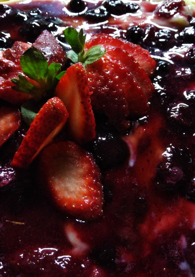 Una foto de Tarta de frutos rojos