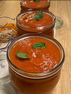 Une photo de 🍊Tomates cerises 🍒coulis saveurs d'été