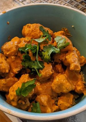 A picture of Chicken Tikka Masala.