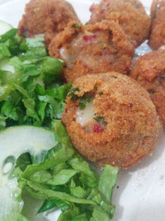 Una foto de Croquetas de choripapa con queso