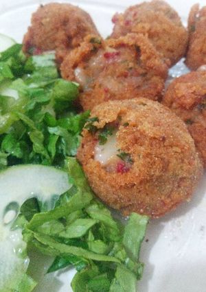 Una foto de Croquetas de choripapa con queso