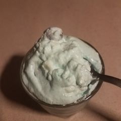 A picture of Blueberry,cottage cheese salad.