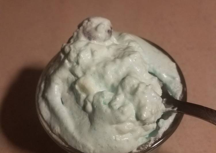Blueberry,cottage cheese salad Blueberry,cottage cheese salad