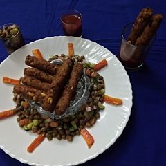 A picture of Poha fingers.
