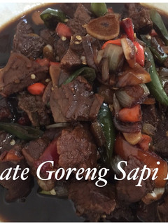 Foto resep Sate Goreng Sapi Pedas