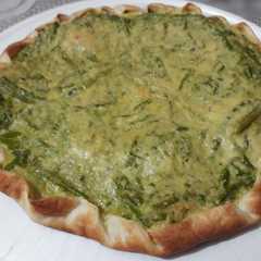 A picture of Tarta de espárragos deliciosa.