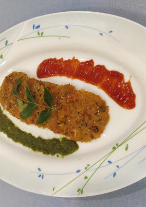 વેજિટેબલ સુજી ચીલા(vegetable suji chilla in Gujarati) રેસીપી મુખ્ય ફોટો