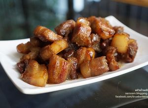 รูปของ หมูสามชั้นคั่วน้ำปลา