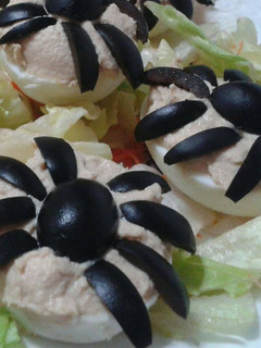 Una foto de Huevos araña