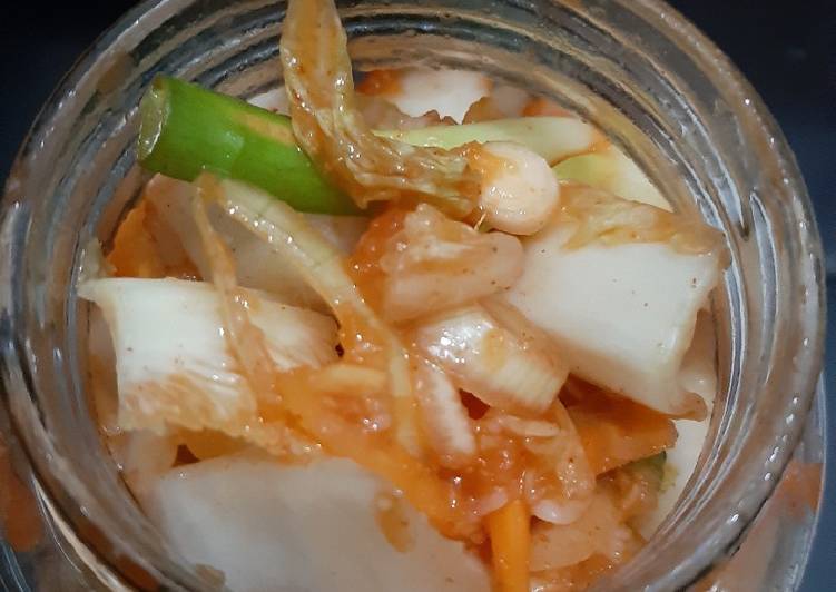 Kimchi homemade (mudah dan praktis)