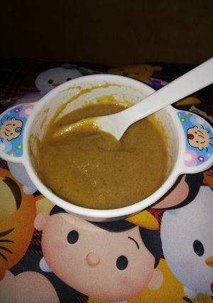 Foto resep MPASI 6+ (salmon+wortel+brokoli+gasolberasmerah)