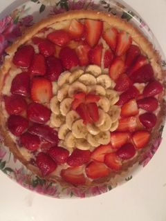 صورة لوصفة تورتة بالفراولة