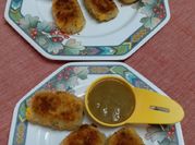 A picture of corn cutlet