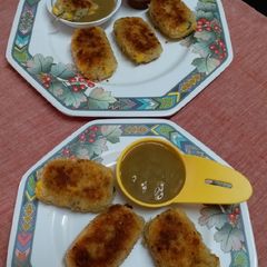 A picture of Corn and Potato Cutlet.