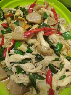 Foto resep Cah jamur 🍄 baso saos tiram