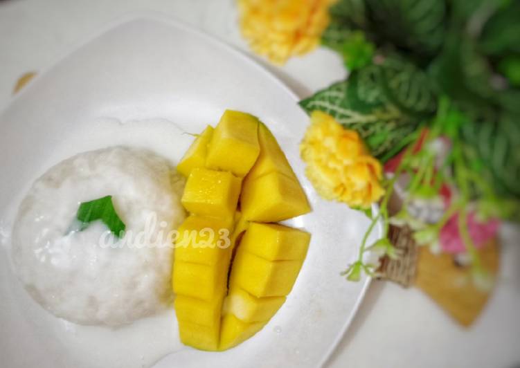 Bagaimana Menyiapkan Mango sticky rice Anti Gagal