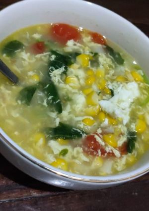 Foto resep Sup Ayam Jagung Simple suka-suka kita