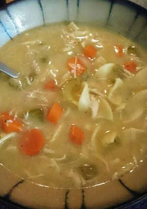 A picture of Classic Creamy Chicken Noodle.
