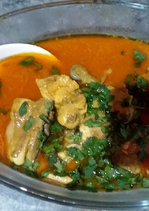 A picture of Chicken salan.