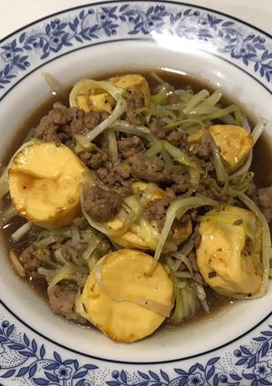 รูปของ กุยช่ายขาวผัดเต้าหู้หมูสับ(คีโต)